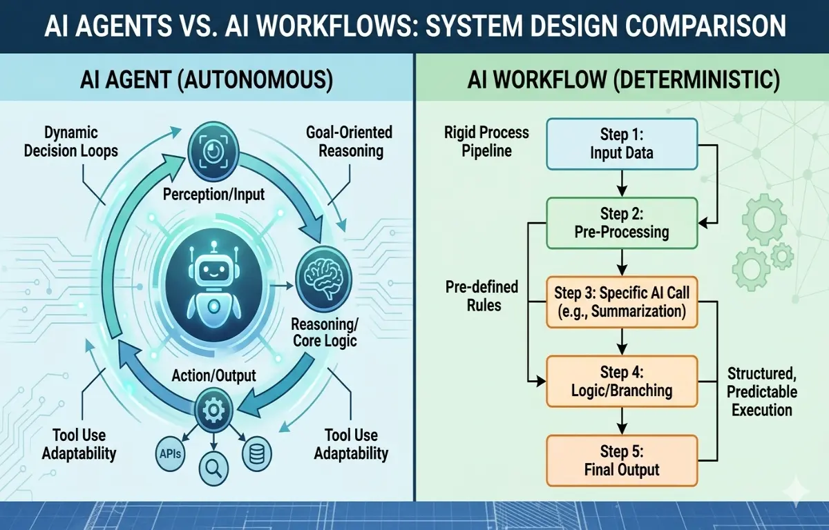 AI Agents vs AI Workflows Comparison AI Agents vs AI Workflows Comparison